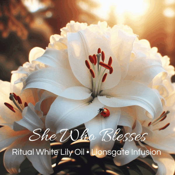 Limited Edition Ritual White Lily Oil - She Who Blesses
